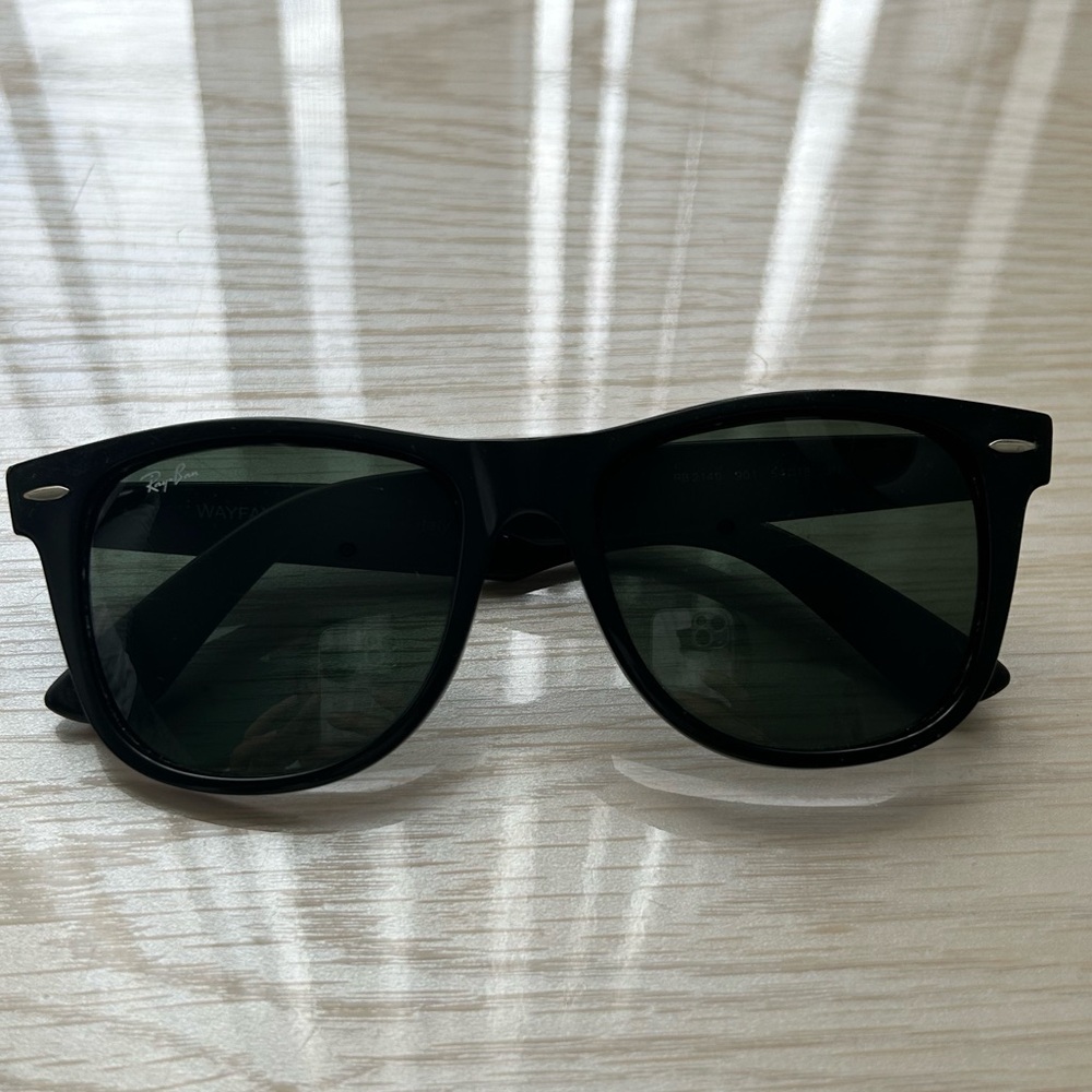 Ray Ban Oversized Wayfarer Black Sunglasses